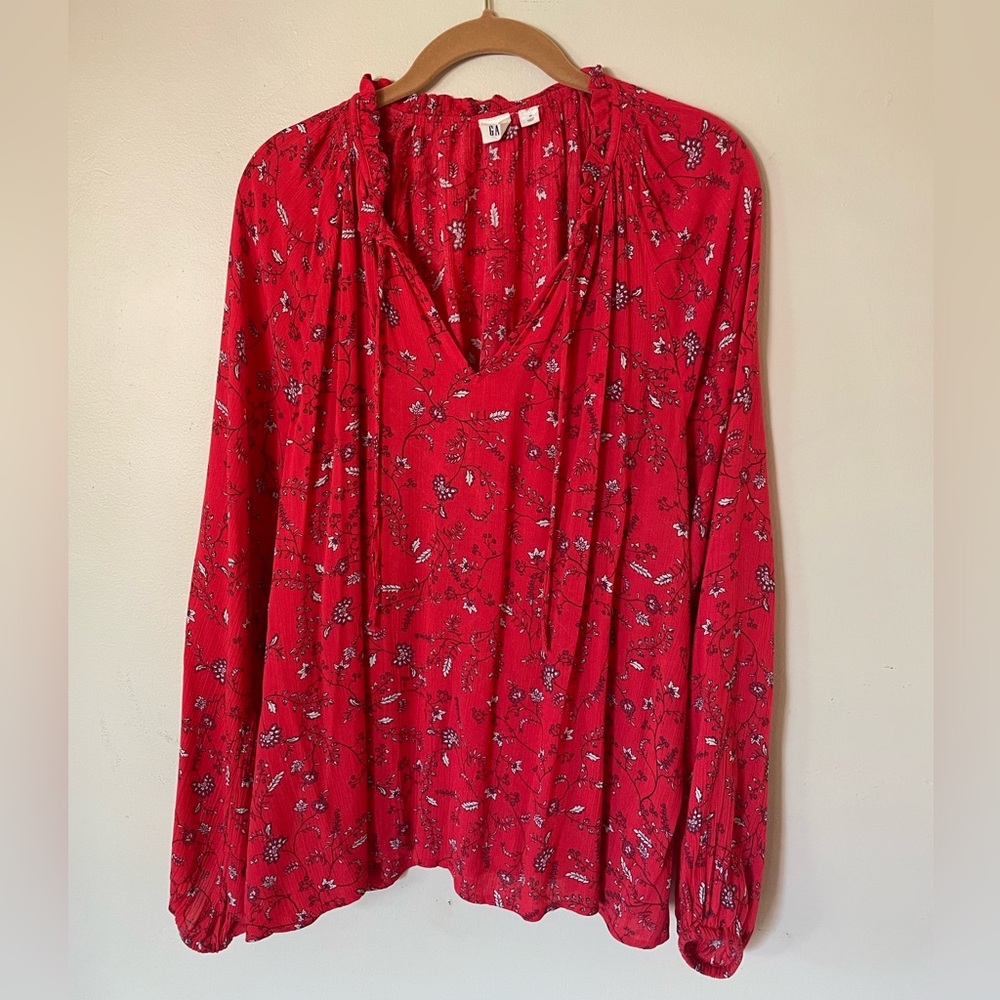 M GAP Peasant Blouse Like New!